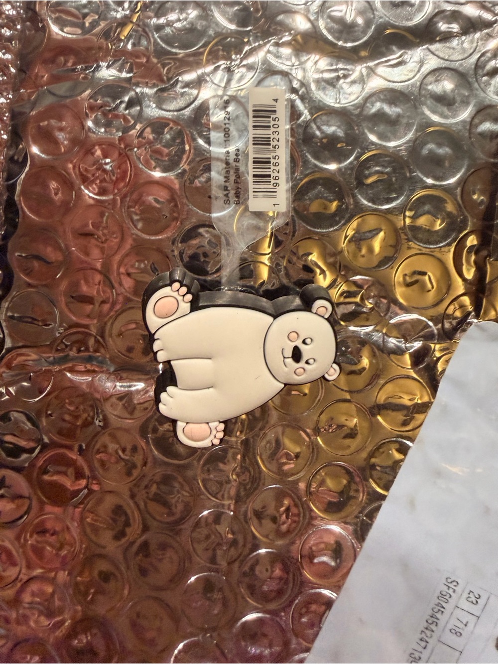 CROCS White Polar Bear Jibbitz Shoe Charm